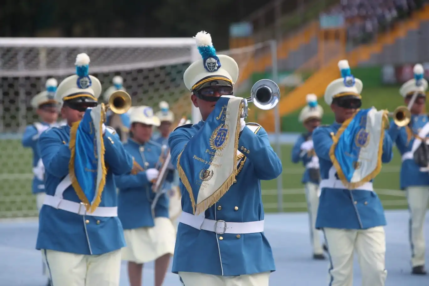 Festival de bandas escolares reúne a casi 750 alumnos previo a celebraciones de independencia