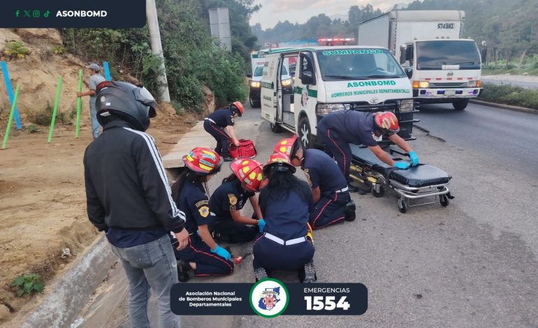 ​¡FUERTE ACCIDENTE DE MOTOCICLETA!