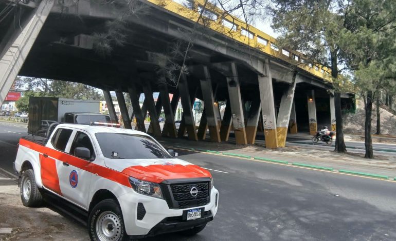 Conred detecta daño estructural severo en el puente del Periférico y pide limitar el tráfico de inmediato